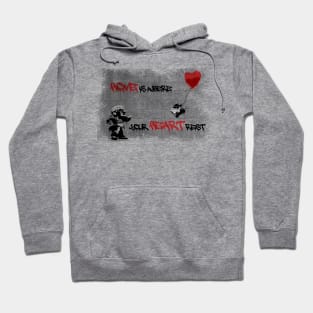 UP BANKSY WALL Hoodie